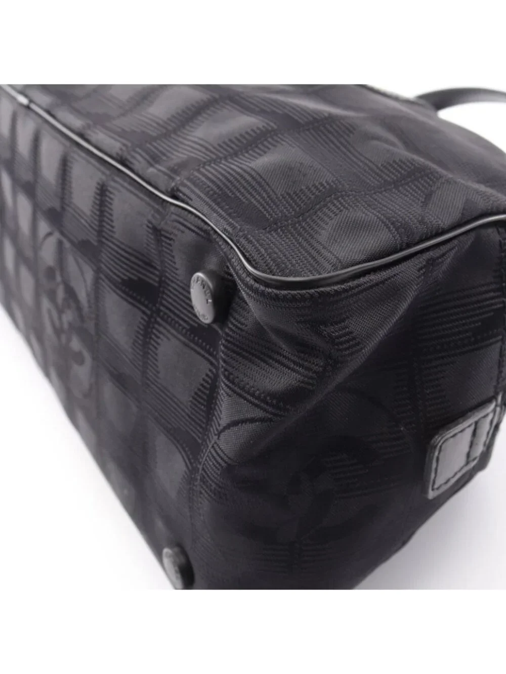 Chanel Handbag New Travel Line Black Leather